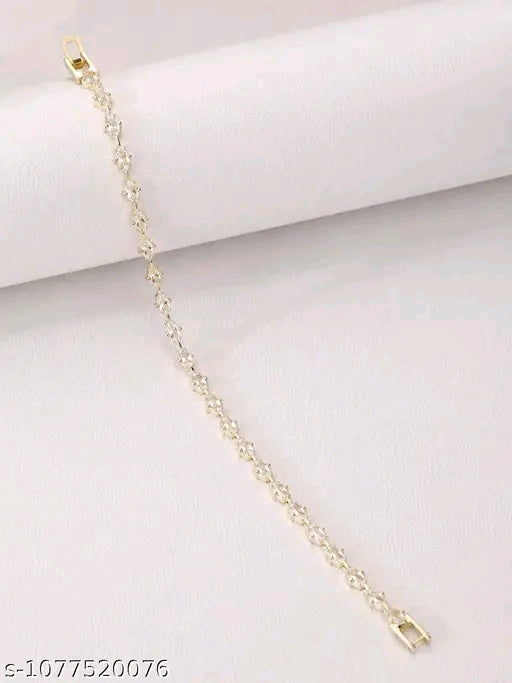 Crystal Bloom – Elegant Tennis Bracelet